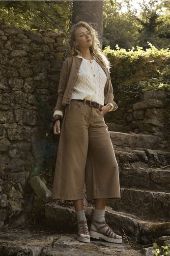 PANTALONI COULOTTE DENIM