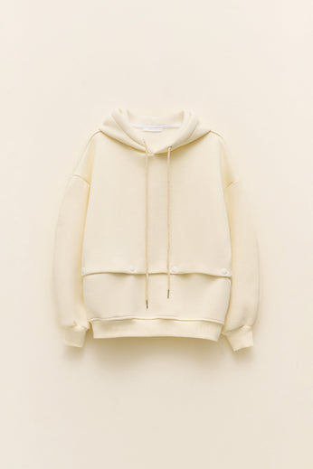 FELPA OVERSIZE PANNA