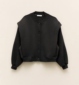 FELPA BOMBER BLACK