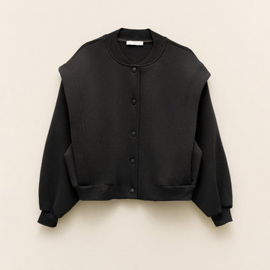 FELPA BOMBER BLACK
