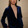 BLAZER  VELLUTO BLU