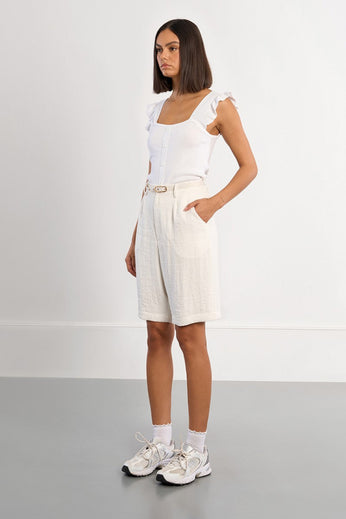 BERMUDA FLUIDO WHITE