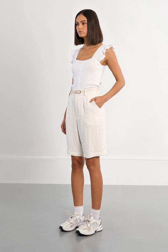 BERMUDA FLUIDO WHITE