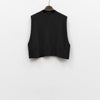 GILET NERO CROP