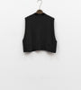 GILET NERO CROP