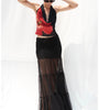 Gonna in tulle con balze