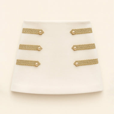 GONNA DIVISA RICAMI ORO