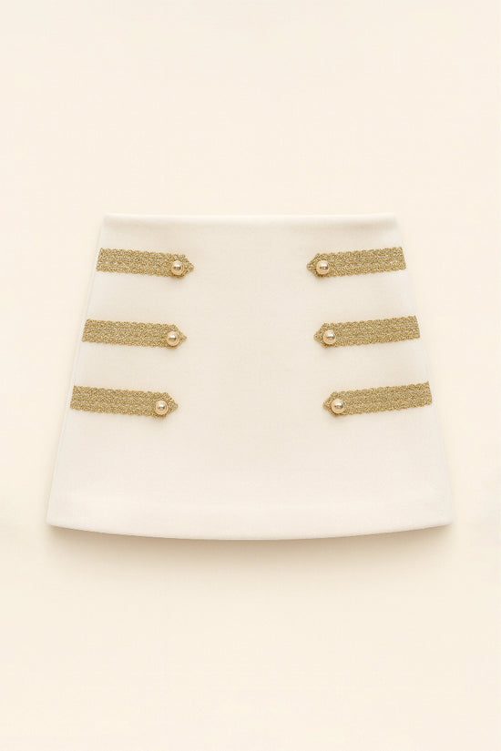 GONNA DIVISA RICAMI ORO