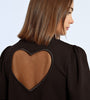 T-shirt cuore Black