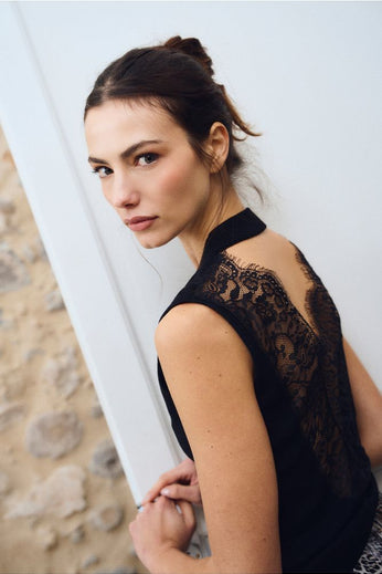 TOP LACE BLACK