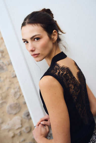 TOP LACE BLACK