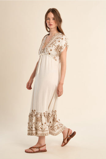 ABITO LUNGO RICAMATO