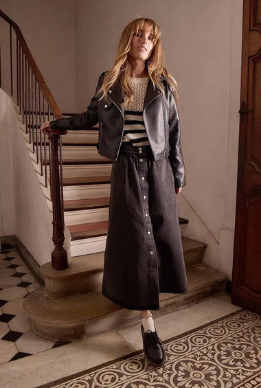 GONNA LUNGA IN DENIM