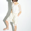 Pantaloncini traforati white