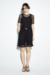 Pantaloncini traforati black