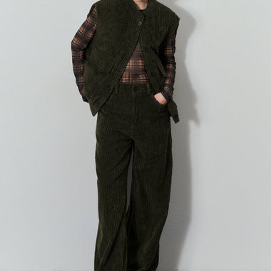 PANTALONE A COSTE VERDE