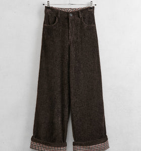 PANTALONE A COSTE CIOCCOLATO