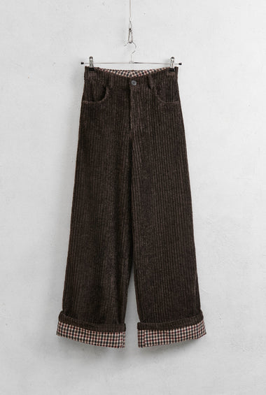 PANTALONE A COSTE CIOCCOLATO