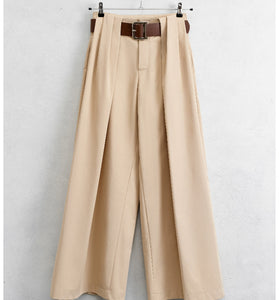 Pantalone a palazzo con cintura