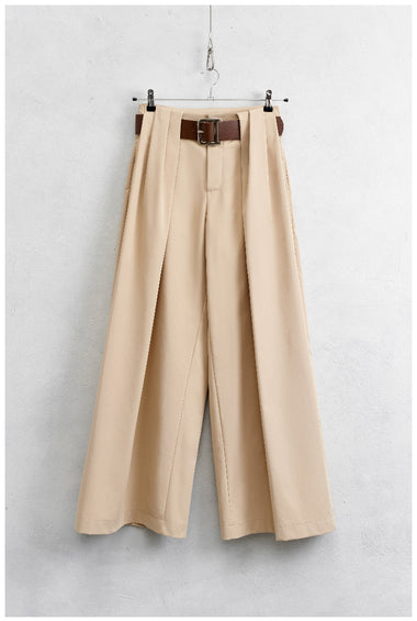 Pantalone a palazzo con cintura