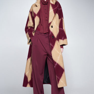 PANTALONE DONNA BORDEAUX