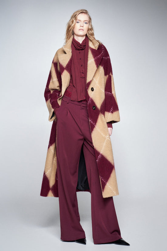 PANTALONE DONNA BORDEAUX