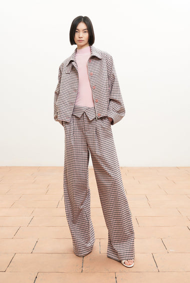 PANTALONE QUANDRETTI ROSA