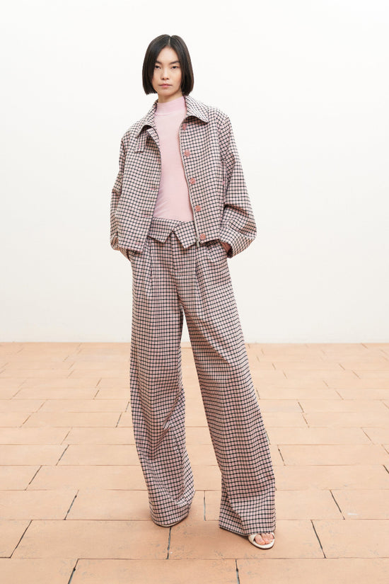 PANTALONE QUANDRETTI ROSA