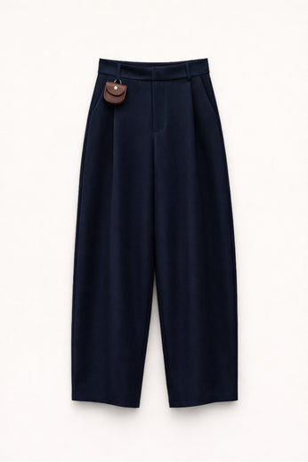 PANTALONE GAMBA LARGA BLU