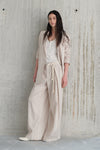 Pantaloni in misto lino