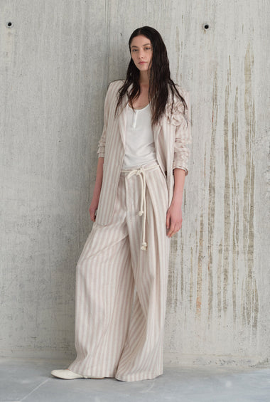 Pantaloni in misto lino