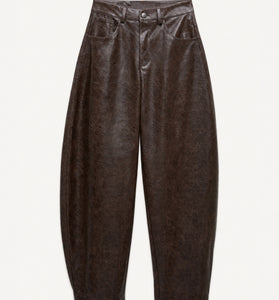 PANTALONE BARREL BROWN