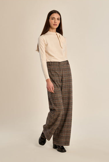 PANTALONI A QUADRI