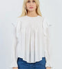 BLUSA CON VOLANT