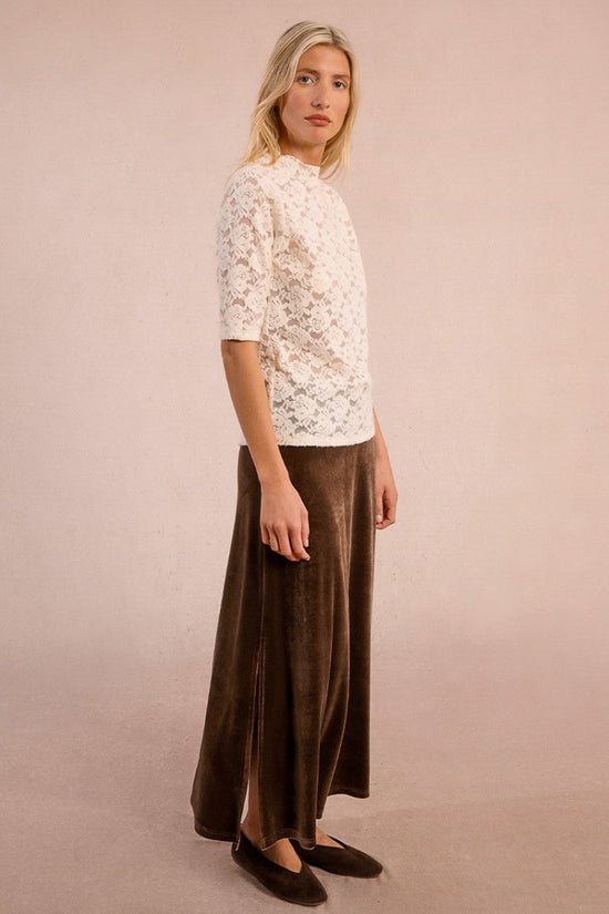 TOP IN PIZZO SEMITRASPARENTE