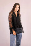 CAMICIA IN PIZZO TRASPARENTE
