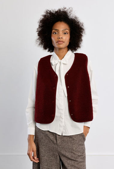 GILET CORTINA BORDEAUX