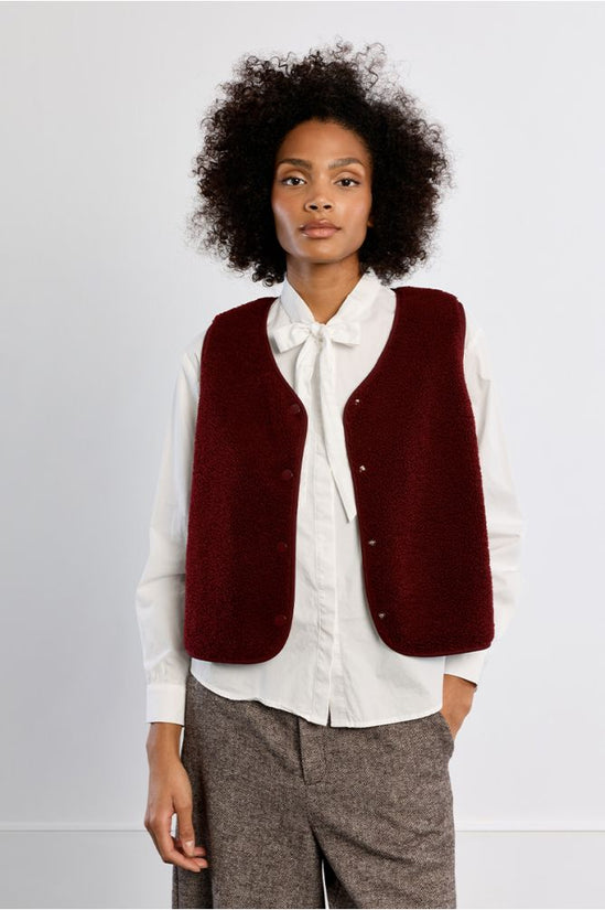 GILET CORTINA BORDEAUX