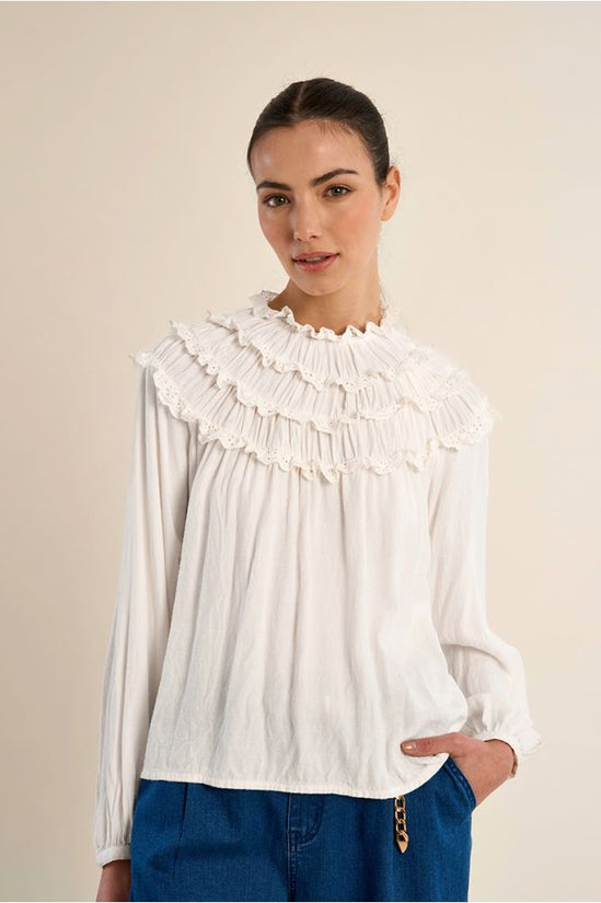 BLUSA CON VOILANT