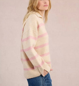 MAGLIONE POLO A RIGHE