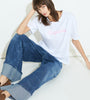 Jeans gamba molto ampia