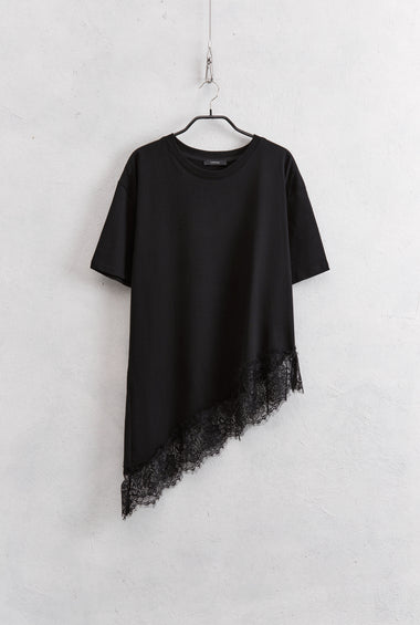 T-SHIRT PIZZO NERO