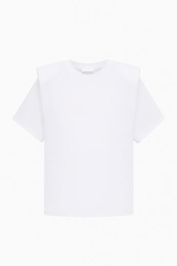 T-SHIRT SPALLINE BLACK & WHITE