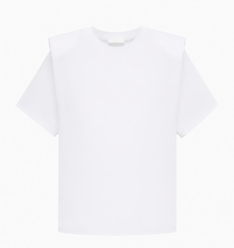 T-SHIRT SPALLINE BLACK & WHITE
