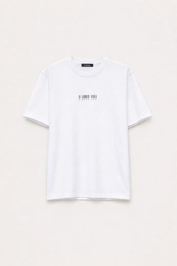 T-SHIRT CODICE A BARRE