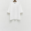 T-SHIRT IN MISTO COTONE CON PINCES