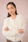CARDIGAN ECOPELLICCIA