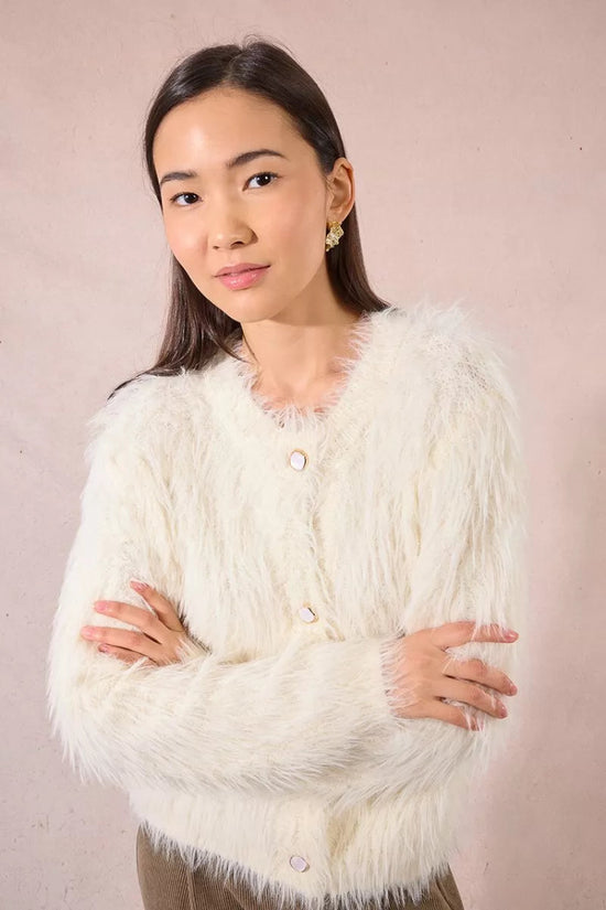 CARDIGAN ECOPELLICCIA