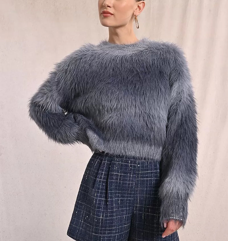 PULLOVER ECO PELLICCIA