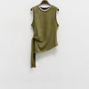 T-shirt smanicata verde